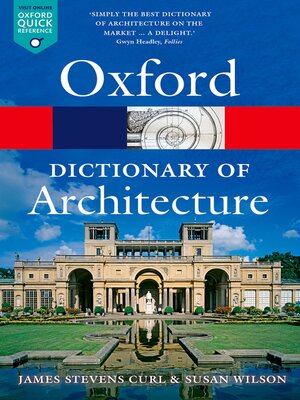 cover image of The Oxford Dictionary of Architecture